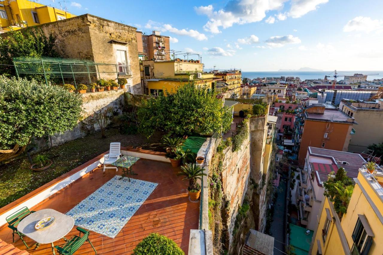 Villa Paola - Hidden Panoramic Garden And Terraces By Napoliapartments Kültér fotó