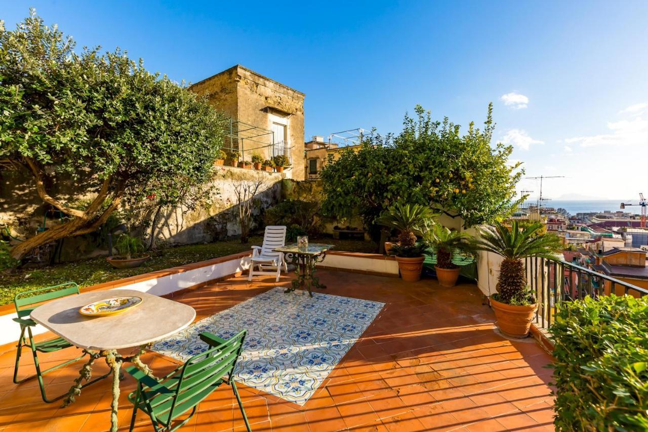 Villa Paola - Hidden Panoramic Garden And Terraces By Napoliapartments Kültér fotó