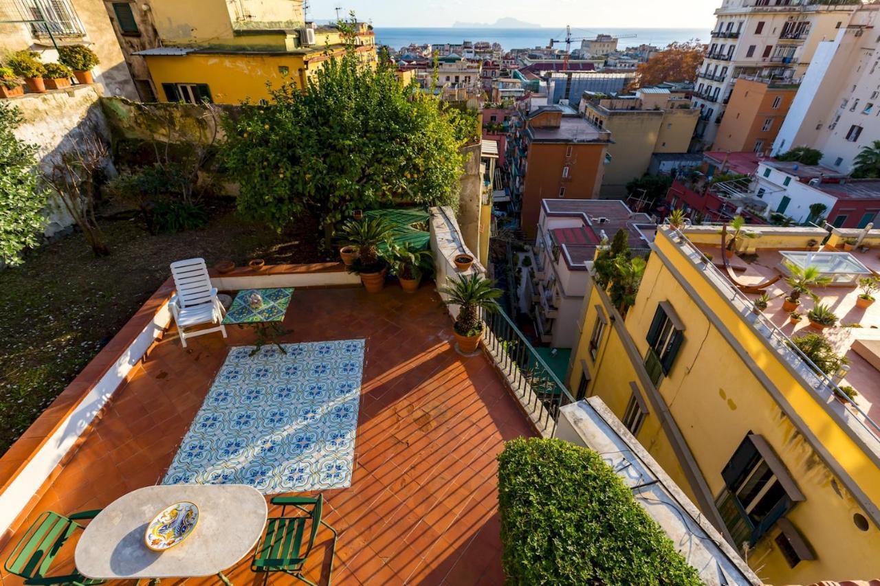 Villa Paola - Hidden Panoramic Garden And Terraces By Napoliapartments Kültér fotó
