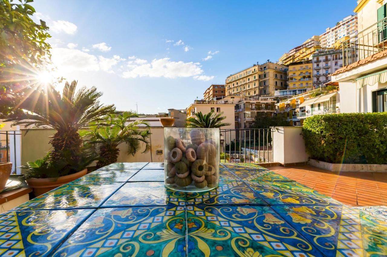 Villa Paola - Hidden Panoramic Garden And Terraces By Napoliapartments Kültér fotó