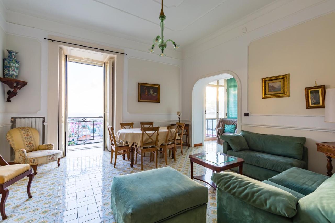 Villa Paola - Hidden Panoramic Garden And Terraces By Napoliapartments Kültér fotó